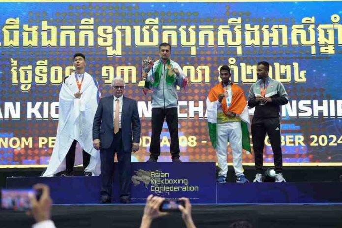 Yasam Koti Naga Babu Bags Dual Bronze at Asian Kickboxing Championship 2024