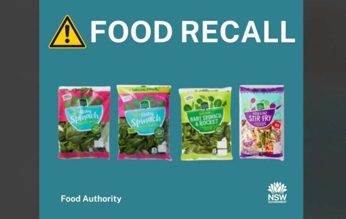 aldi baby spinach recall, Aldi recall, Aldi grocery recall, Fresh Salad Co recall, Baby spinach recall, Spinach and rocket recall, Stir-fry mix recall, E.coli contamination, STEC contamination, Food poisoning, Microbial contamination, Food safety alert, Food Standards Australia and New Zealand ,FSANZ, Health warning, Queensland recall, Northern NSW recall, Tweed Heads South recall, Ballina recall, Grafton recall, Coffs Harbour recall, Lismore recall, Casino recall, Toormina recall, Armidale recall, Byron Bay recall, Goonellabah recall, Tweed Mall recall, Moonee Beach recall, March 28 recall, March 27 recall, March 30 recall, Product recall refund, Food recall advice, Do not consume, Grocery recall, Food recall, Consumer safety, Food safety, Product safety,