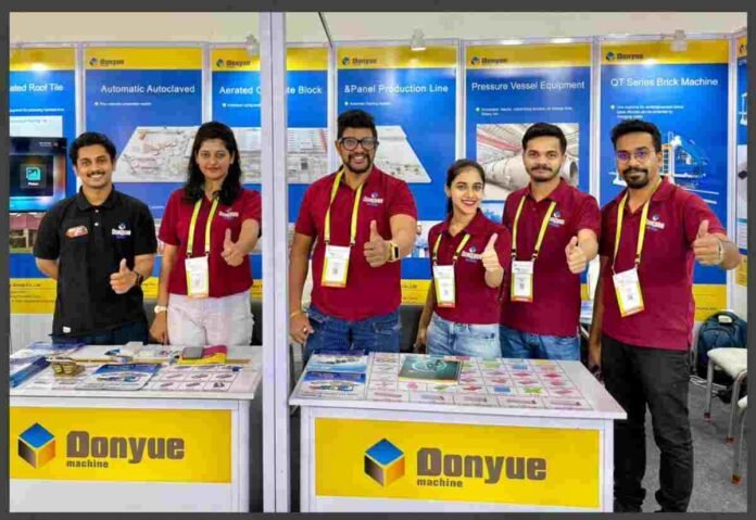 Nandiki Gangadhar Reddy, vibration-based cement technology, eco-friendly brick manufacturing, cement vs lime bricks, fly ash brick automation, Dongyue Engineering, green construction India