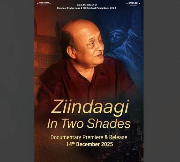 Iftekhar Sharif biography, first Overseas Citizen of India, Zindagi in Two Shades documentary, Omsheel Productions film, Rajneeshh Dubey director, OCI history India, biographical documentary 2025