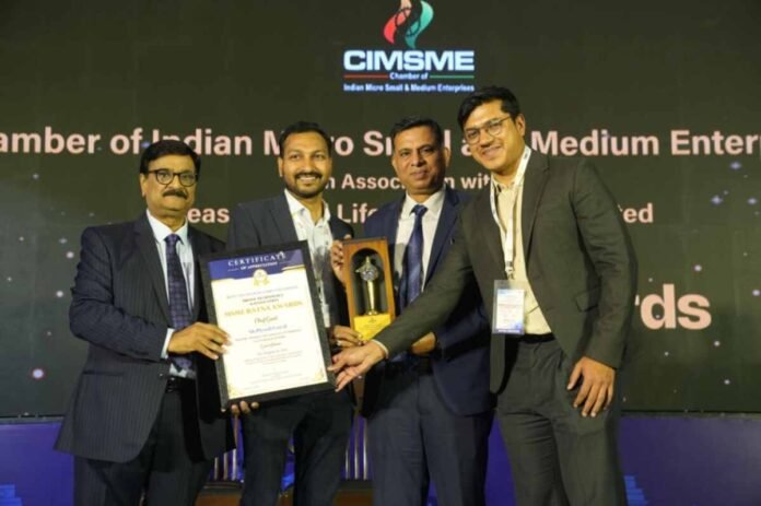 BonV Aero, MSME Ratna Award 2025, drone technology India, aerospace startup India, CIMSME awards, electric drones, Indian MSME innovation