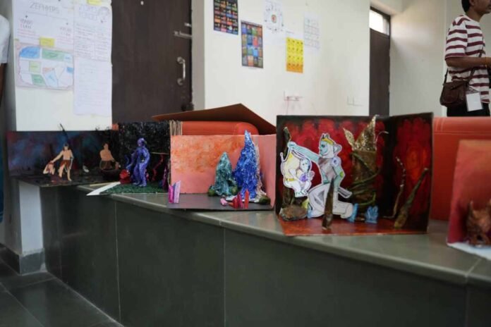 JKLU workshop, Gaurav Juyal workshop, design workshop Jaipur, storytelling workshop India, creative education