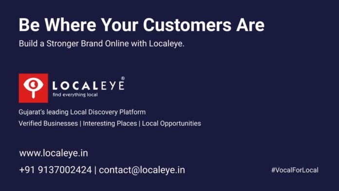 Localeye.in, hyperlocal discovery platform, Gujarat local business platform, local SEO India, trusted local businesses, Ahmedabad business search, digital local discovery