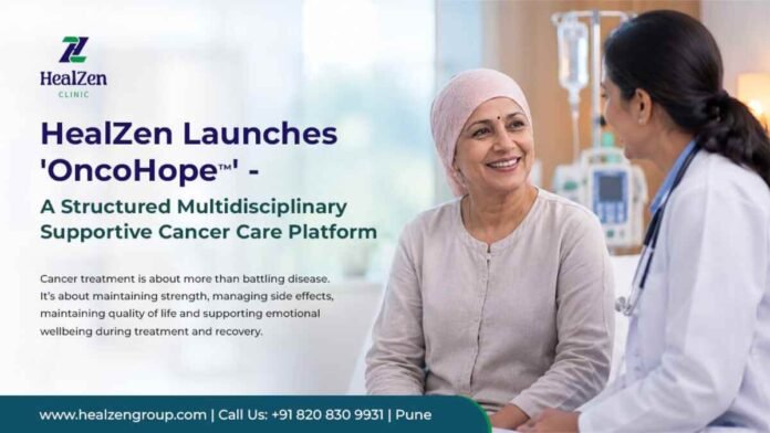 HealZen, OncoHope, supportive cancer care, multidisciplinary oncology, patient-centred cancer care, TGH OCC clinical trial, functional oncology nutrition, Dr. Apurva Ahirrao, cancer care web platform, integrative oncology