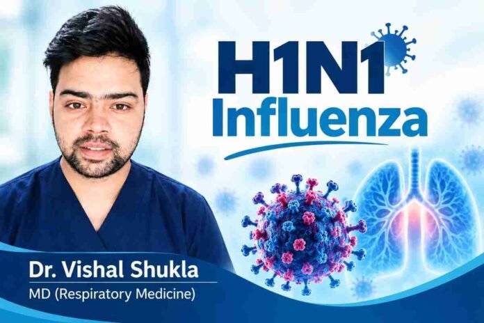 H1N1 Flu, Swine Flu, Influenza Symptoms, Dr Vishal Shukla, Respiratory Medicine, Seasonal Influenza, Antiviral Therapy, Oseltamivir, High Risk Flu Complications, Viral Pneumonia, Flu Vaccination, Antibiotic Resistance