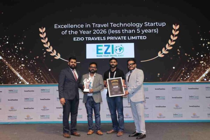 EZIO Travels, EZIO Travels Private Limited, Travel Technology Startup of the Year, Indian Travel and Technology Summit, Travel Tech India, Social Travel App, Travel Startups 2026, Digital Co-Traveller, Travel Innovation, Tourism Tech, Travel Ecosystem, Business News